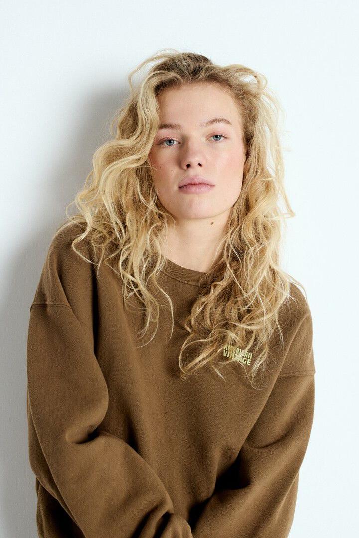 American Vintage, Izubird Sweatshirt, Vintage Moka