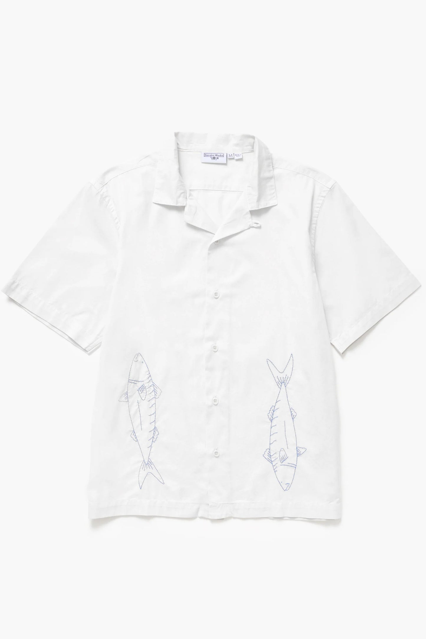 Service Works, Mackerel Shirt, White