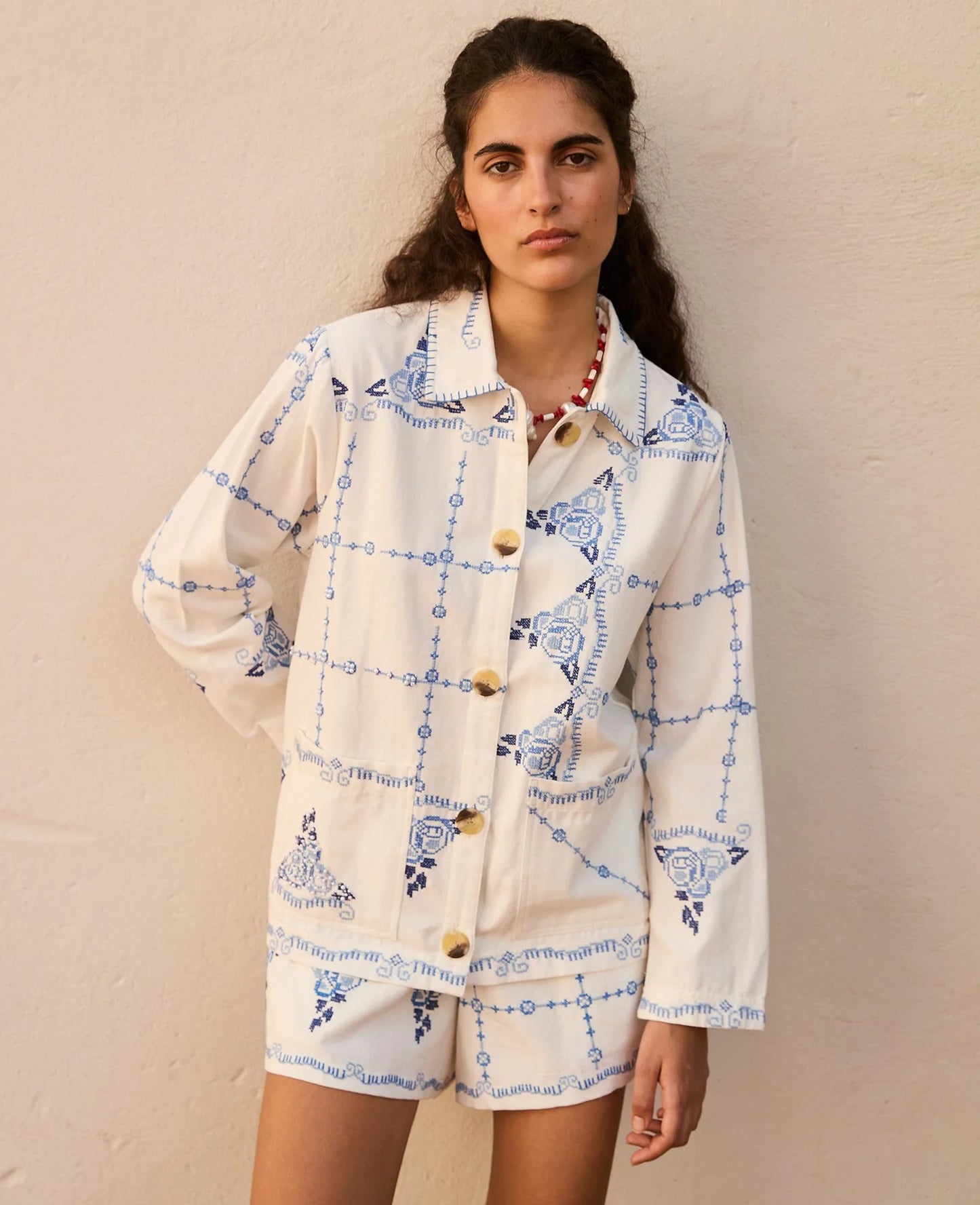 Sissel Edelbo, Myra Shorts, Ecru Blue