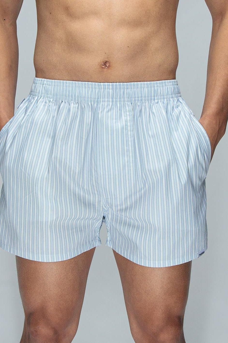 Pockies, Blue Doubles Boxer Shorts