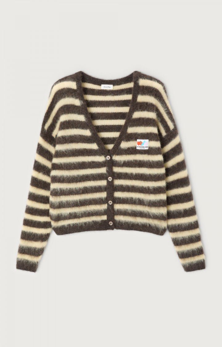 American Vintage, Nenybay Cardigan,Striped Soya Root