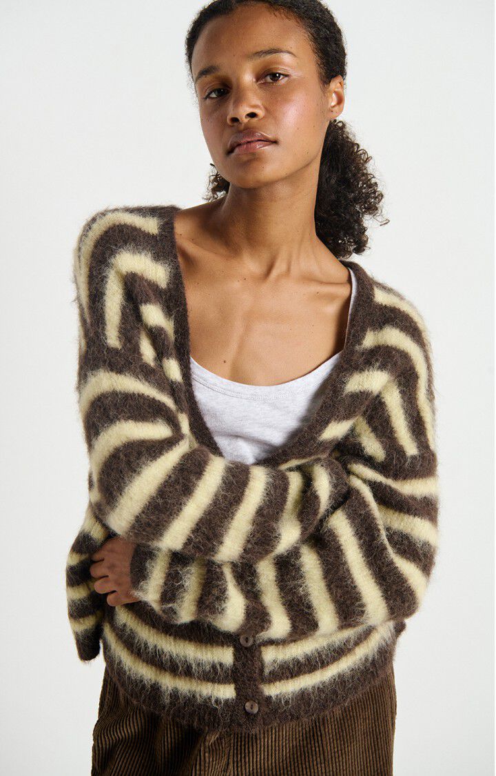 American Vintage, Nenybay Cardigan,Striped Soya Root