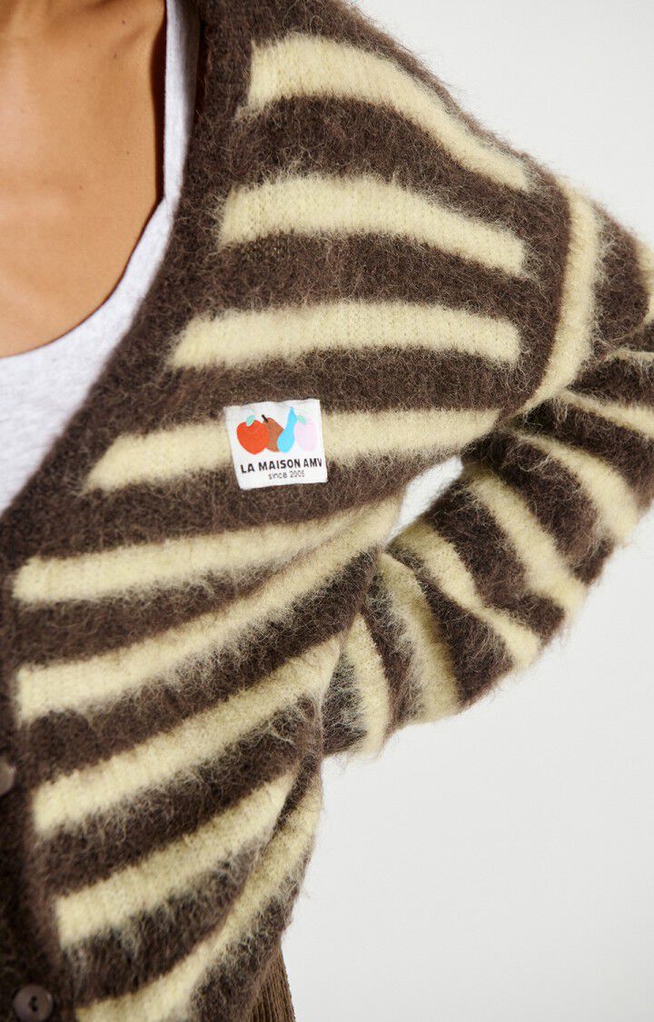 American Vintage, Nenybay Cardigan,Striped Soya Root