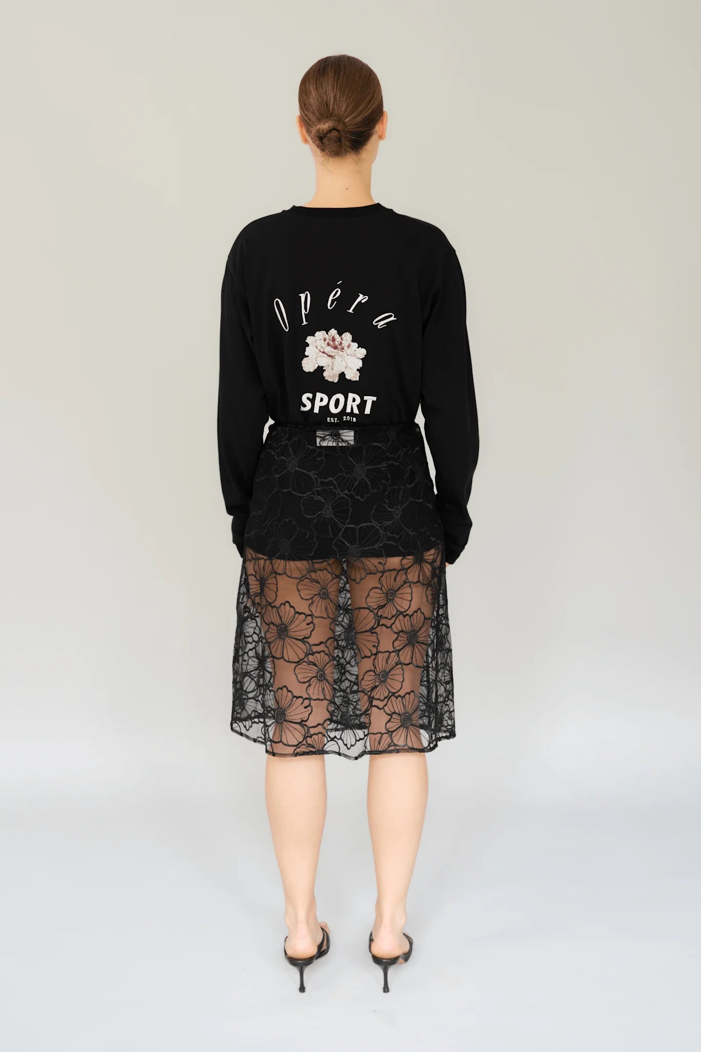 OpéraSport, ALBA LONG SKIRT, Black