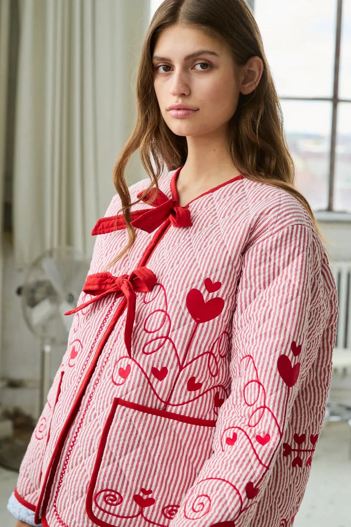 Sissel Edelbo, Penny Jacket, Red Stripes