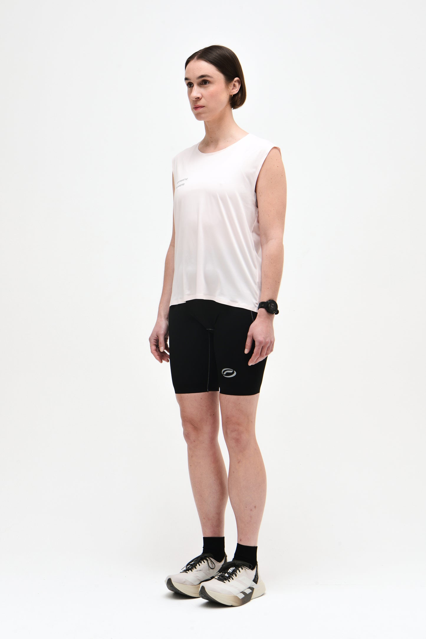Optimistic Runners, Performance short tights, Black
