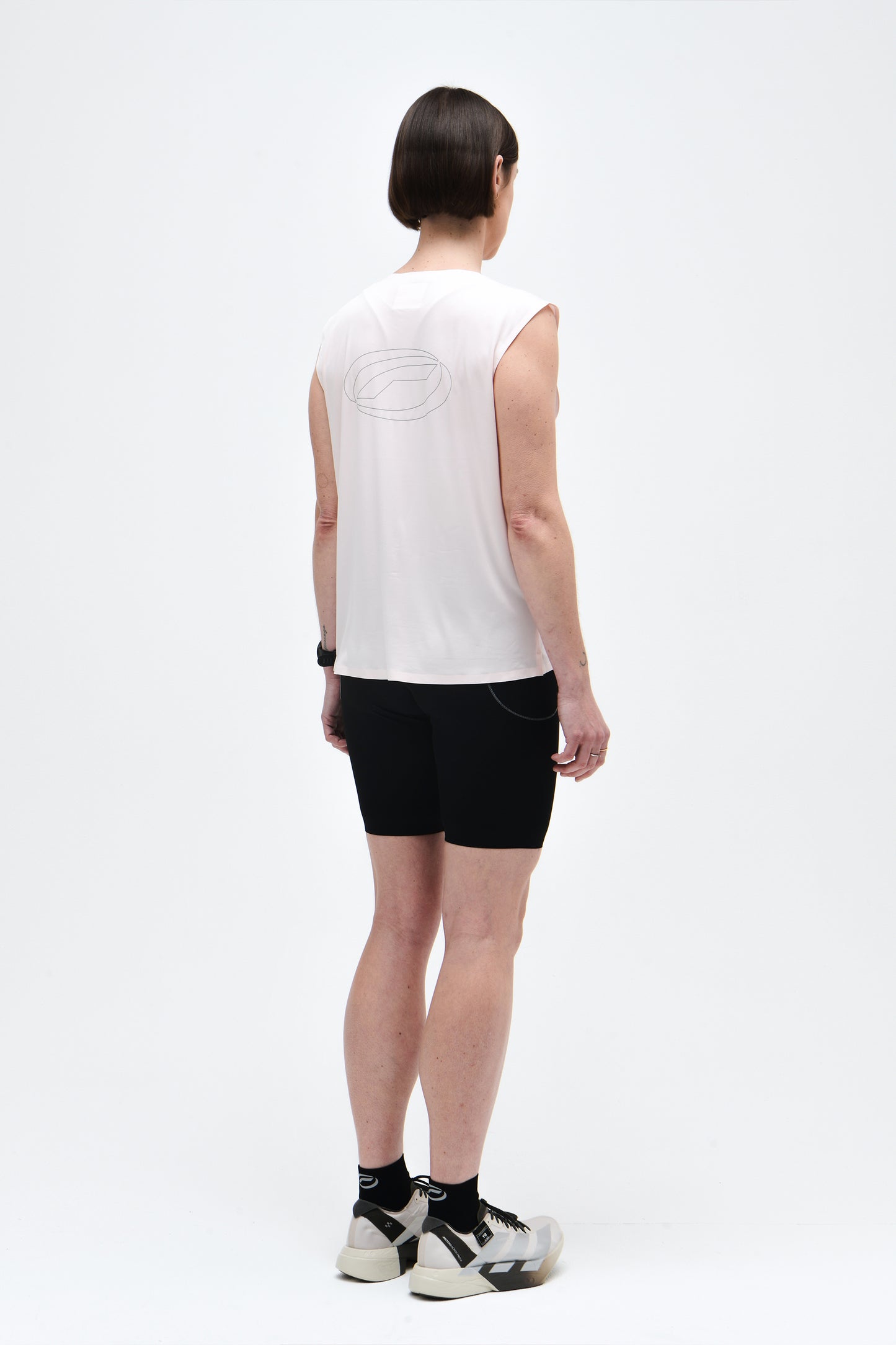 Optimistic Runners, Performance short tights, Black