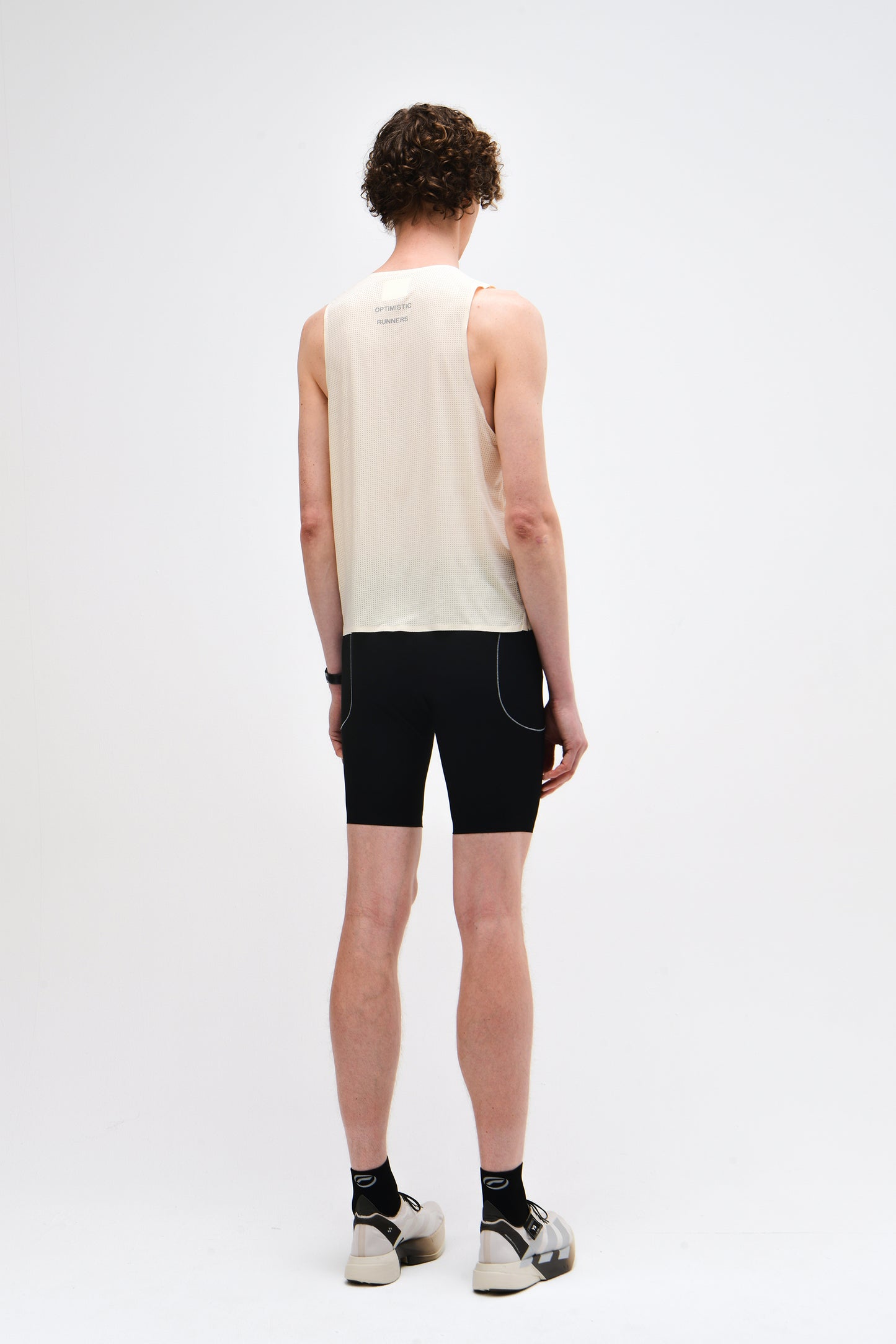 Optimistic Runners, Performance short tights, Black
