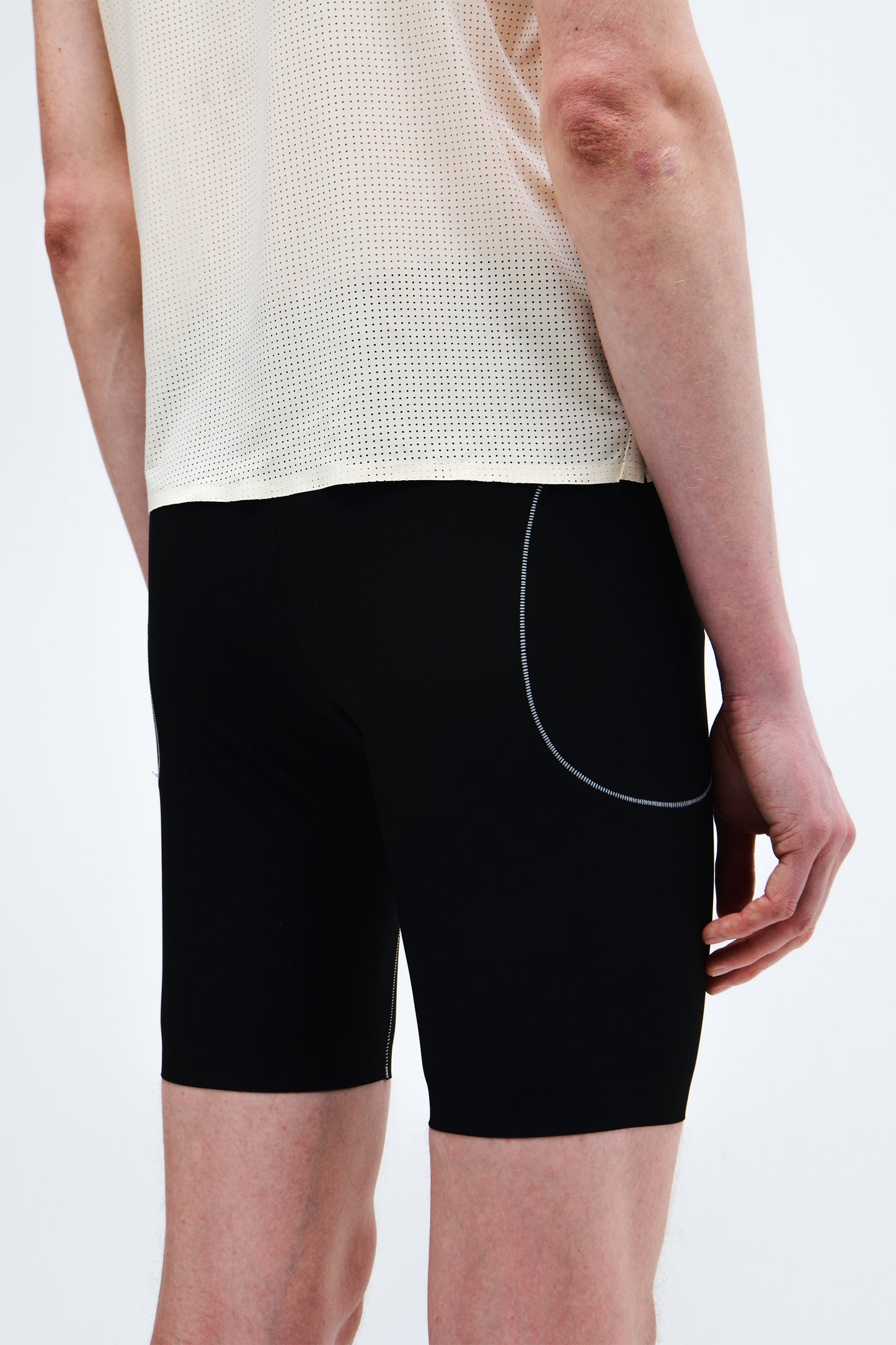 Optimistic Runners, Performance short tights, Black