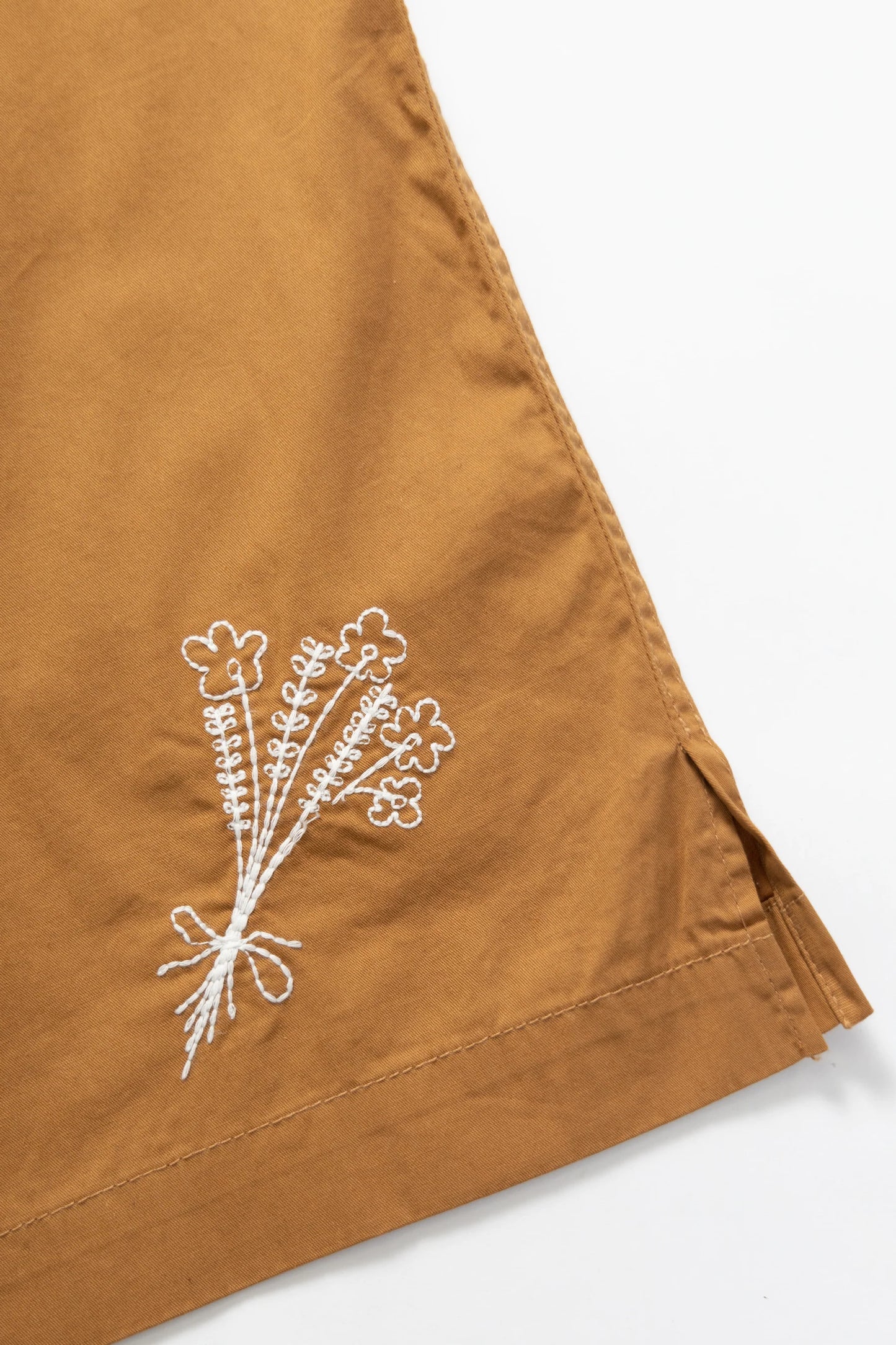 Service Works, Light Twill Picnic Short Sleeve Shirt, Burnt Sugar