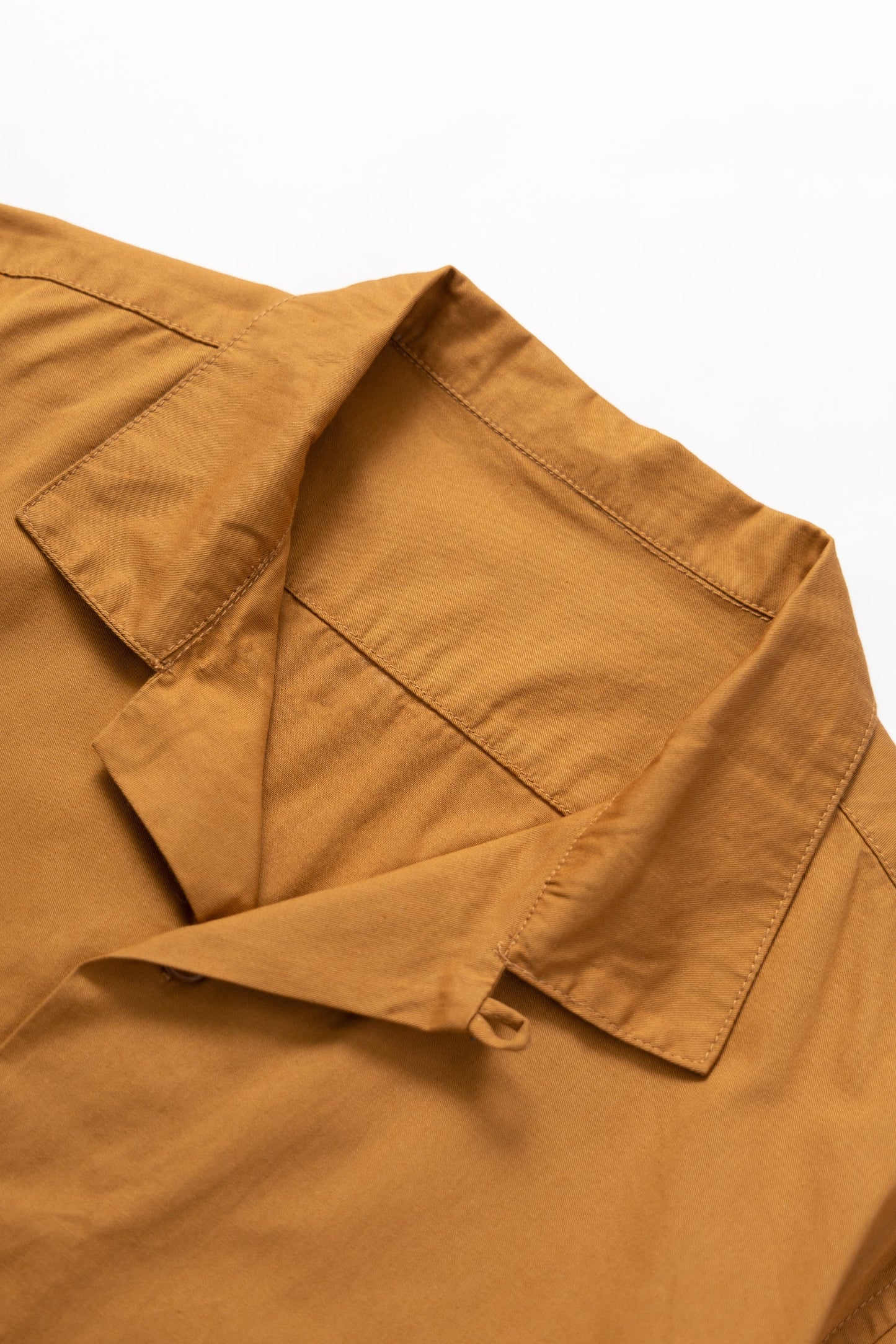 Service Works, Light Twill Picnic Short Sleeve Shirt, Burnt Sugar