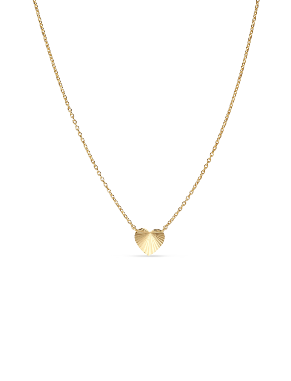Jane Kønig, Reflection Heart halskæde, Guld