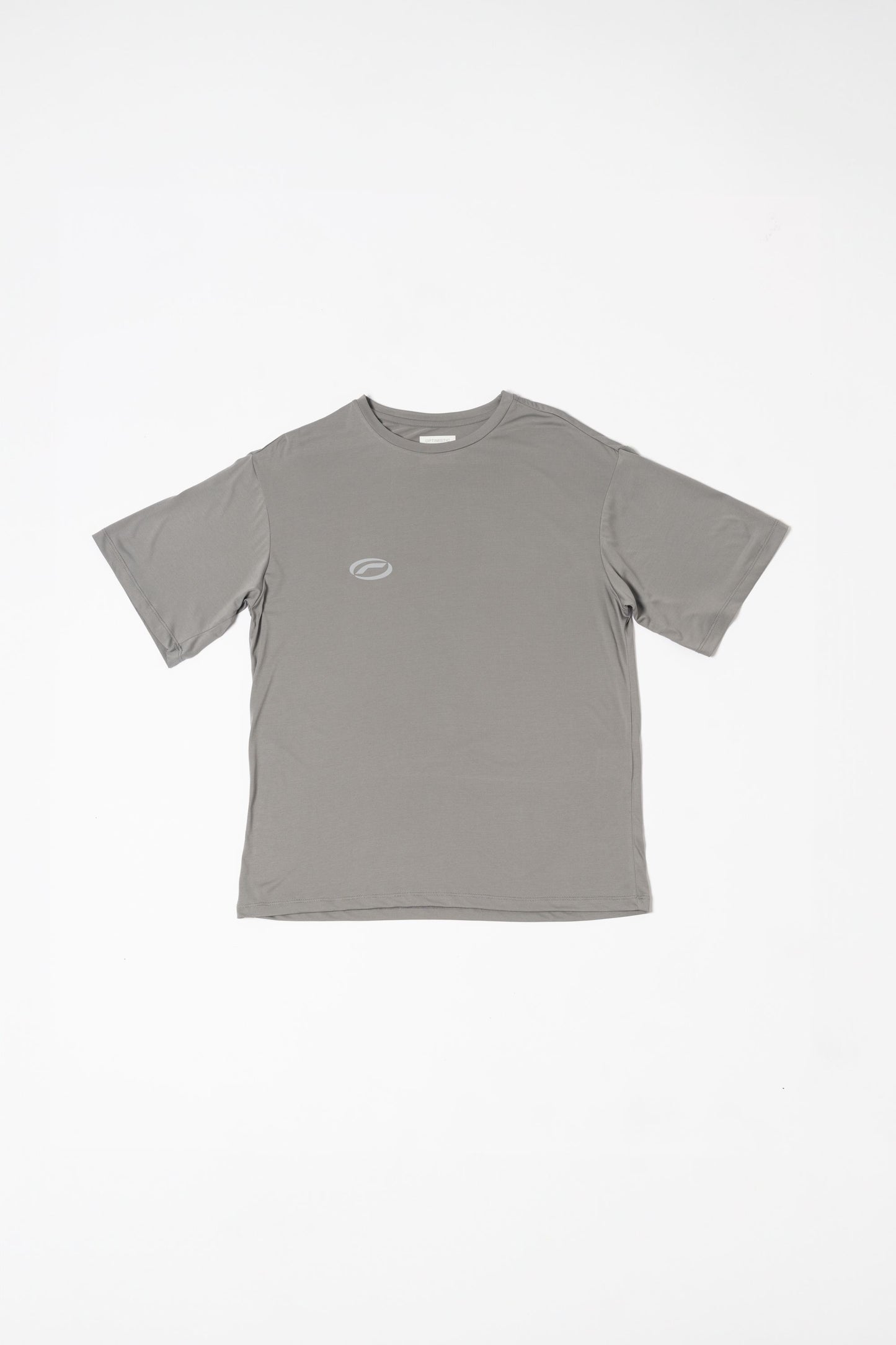 Optimistic Runners, Recycled oversized T-shirt, Graphite Grey