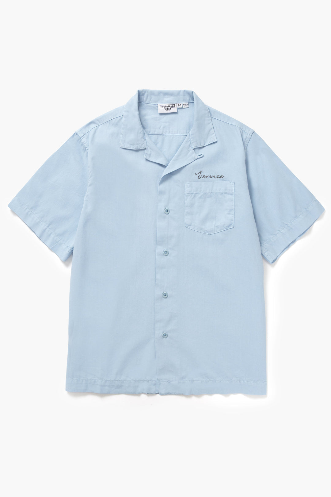 Service Works, Embroidered Resort Shirt, Powder
