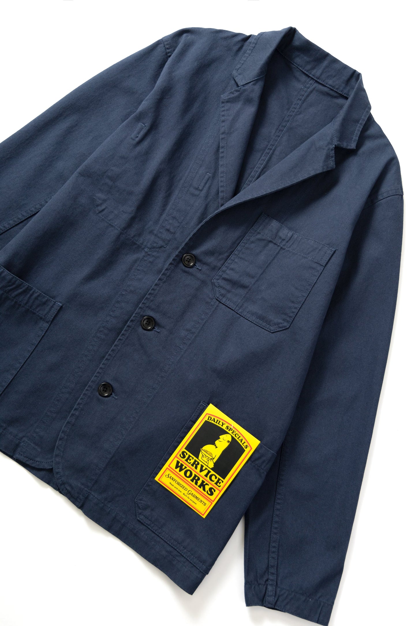 Service Works, Drill Server Suit Jacket, Navy