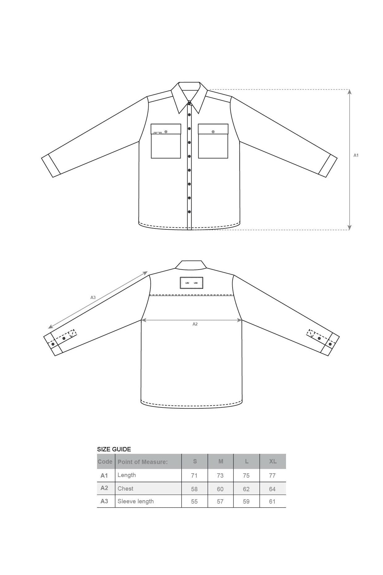 LAU LAU, Box Shirt, Beige