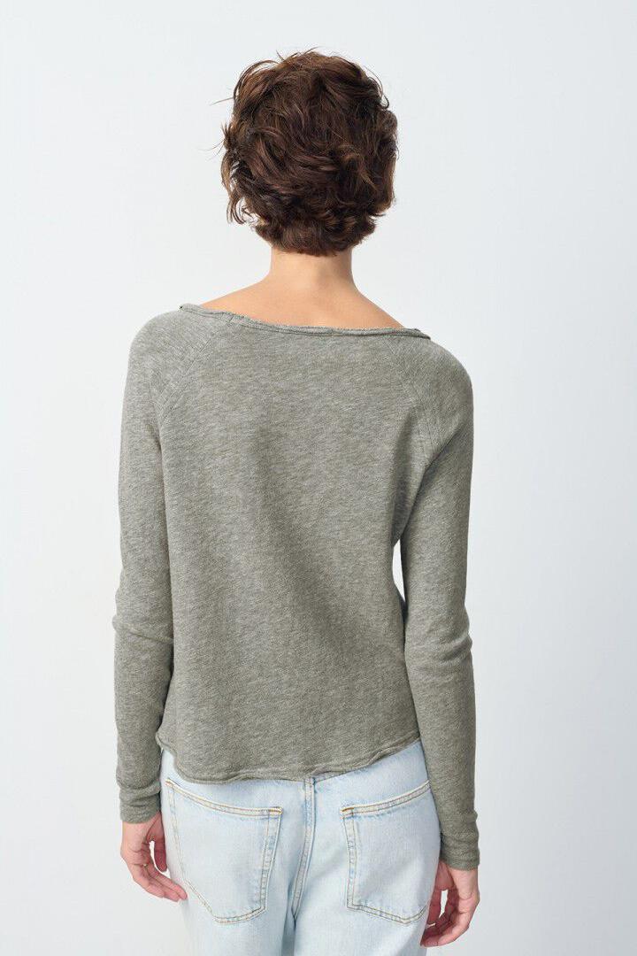 American Vintage, SONOMA L/S T-shirt, Heather Grey