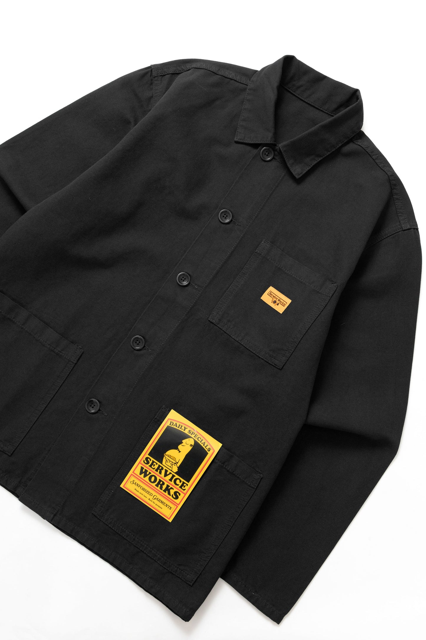 Service Works, Classic Chore Shirt, Black