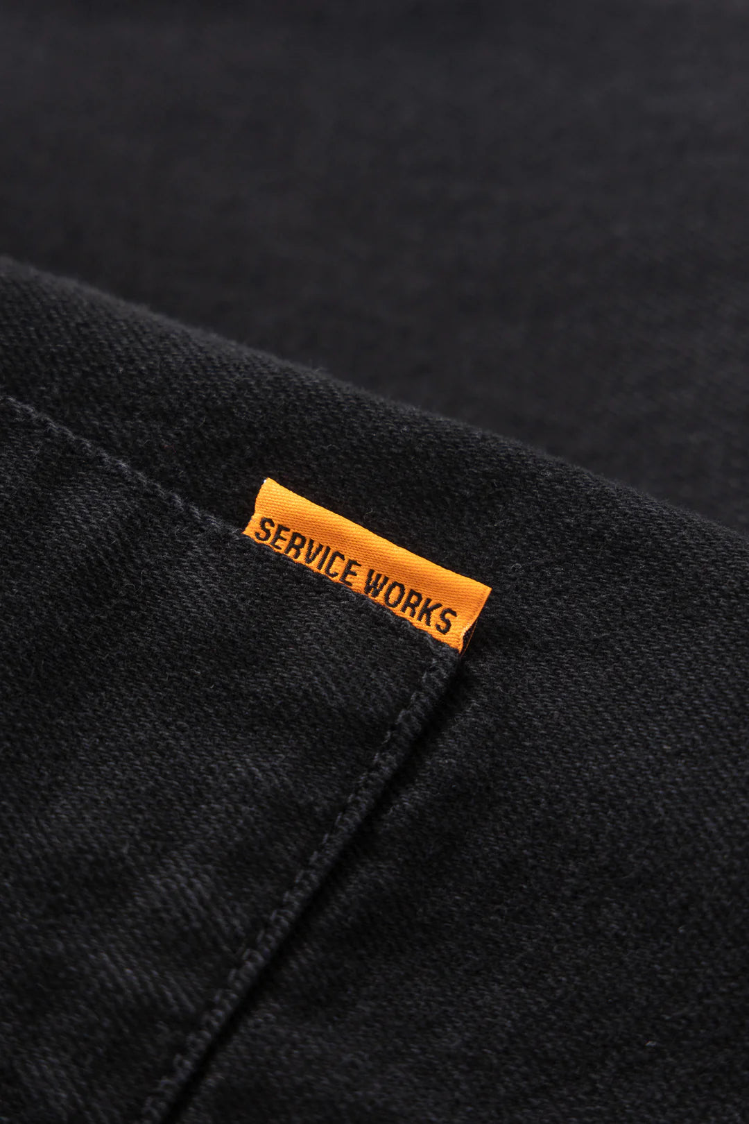Service Works, Denim Script Popover, Dark Wash