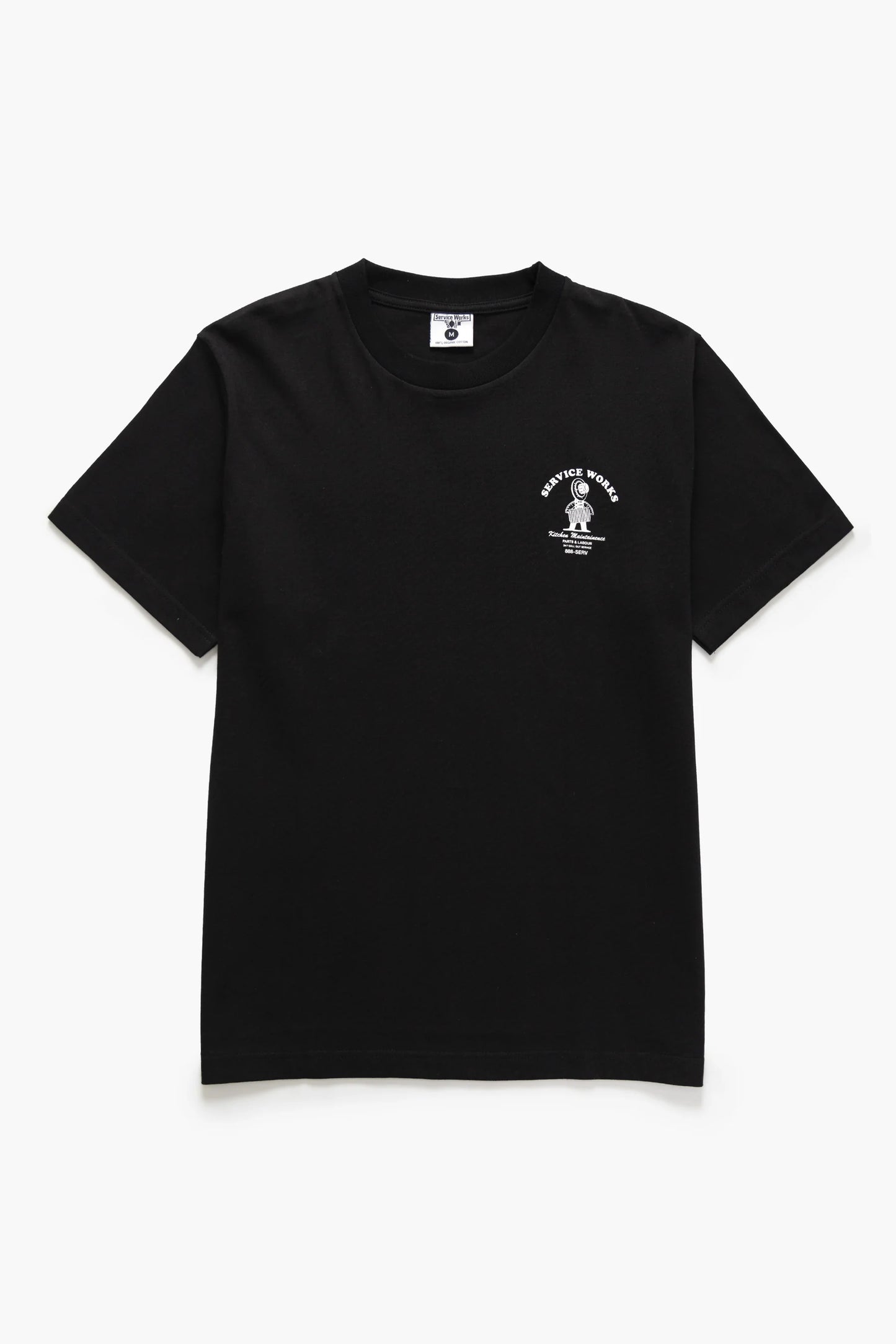 Service Works, Maintenance Tee, Black