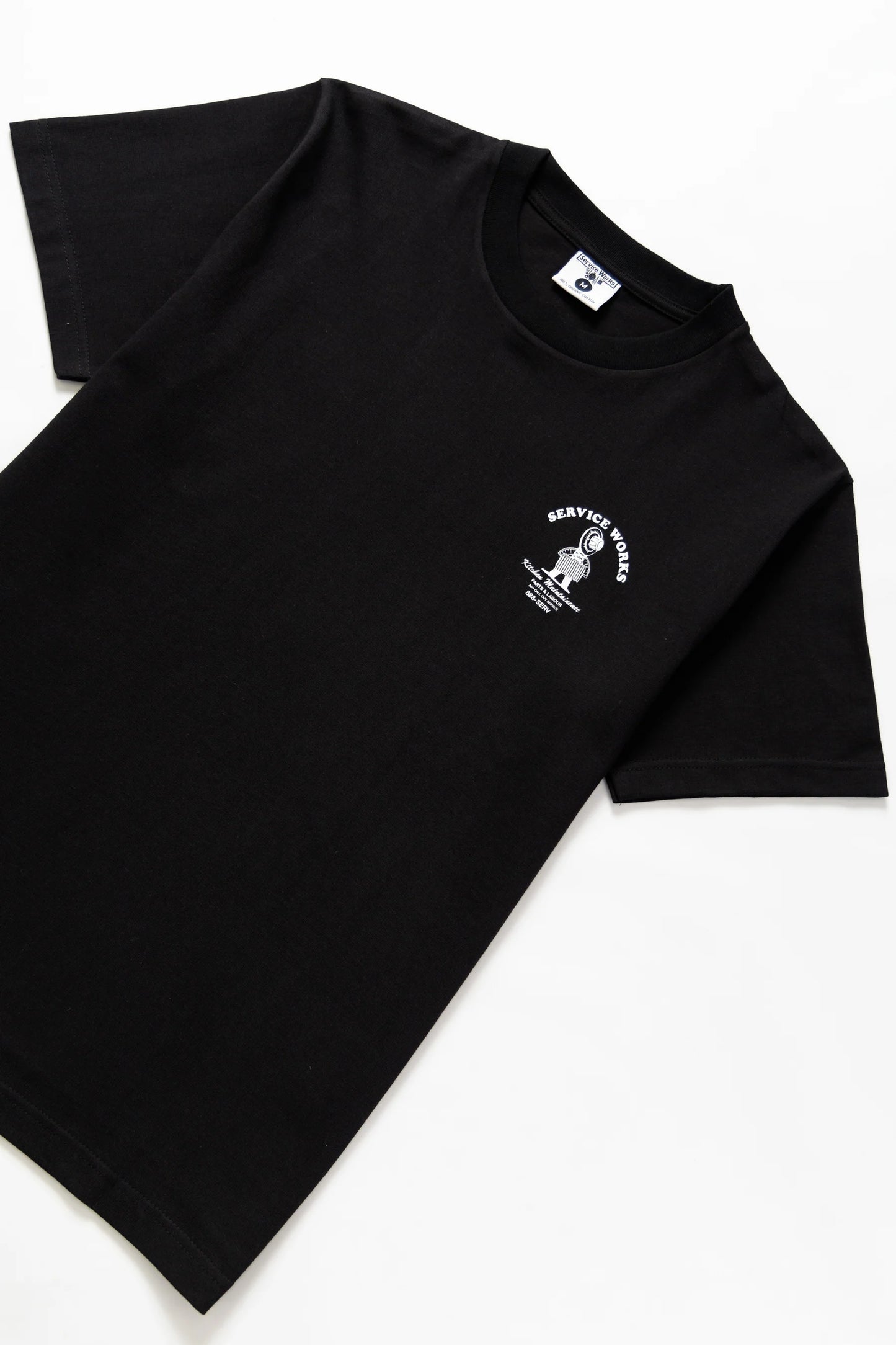 Service Works, Maintenance Tee, Black