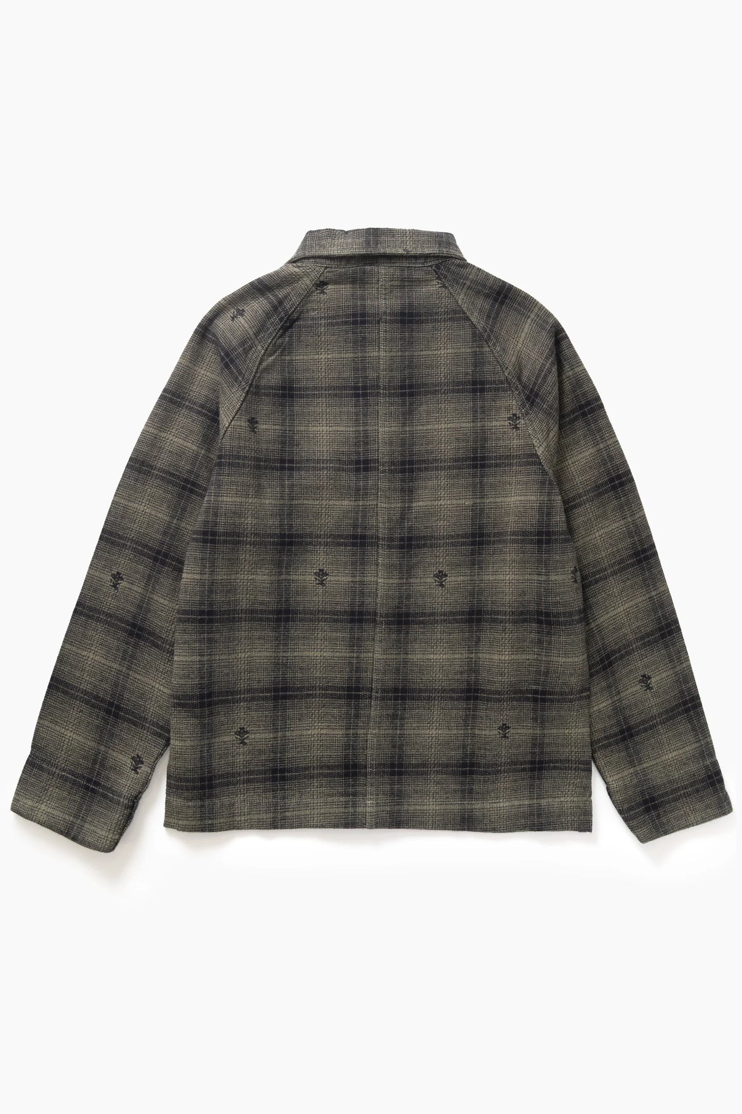 Service Works, Thistle Plaid Front Of House Jacket, Olive