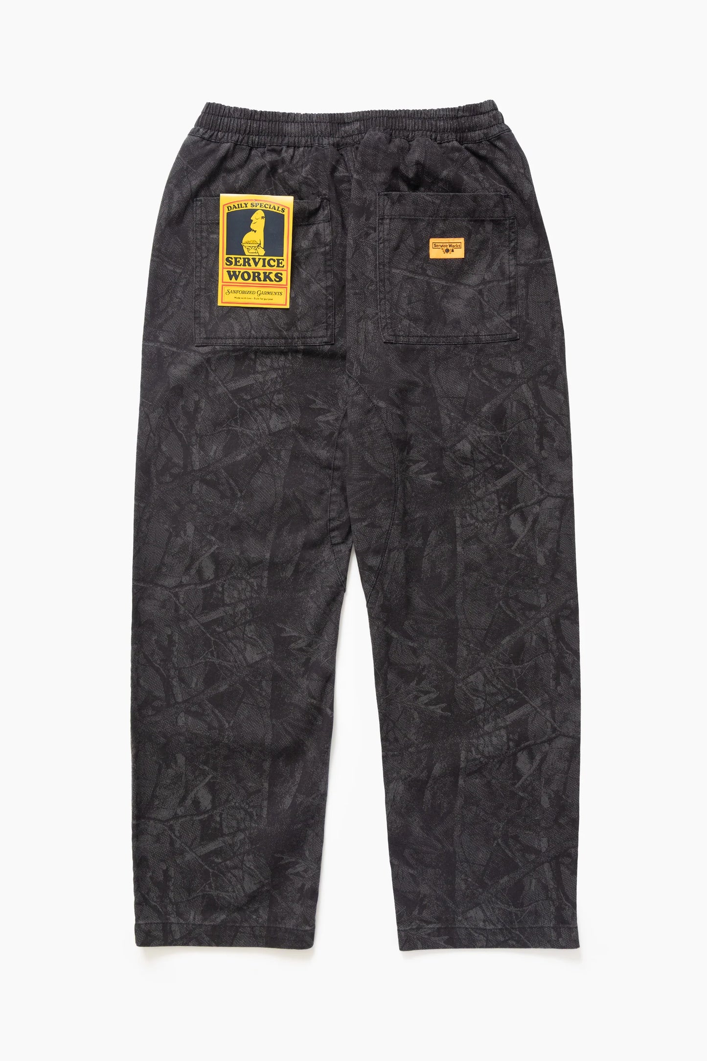 Service Works, Xerox Camo Chef Pants. Mono