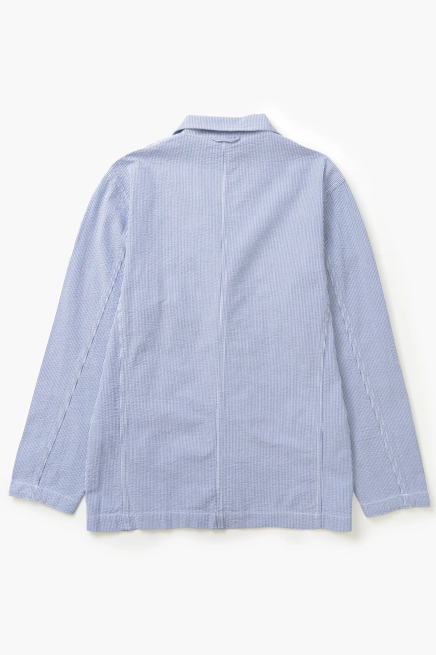 Service Works, Seersucker Server Suit Jacket, Navy Stripe