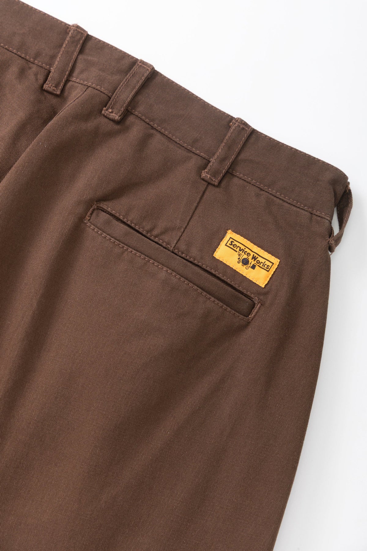 Service Works, Twill Part Timer Pant, Brown