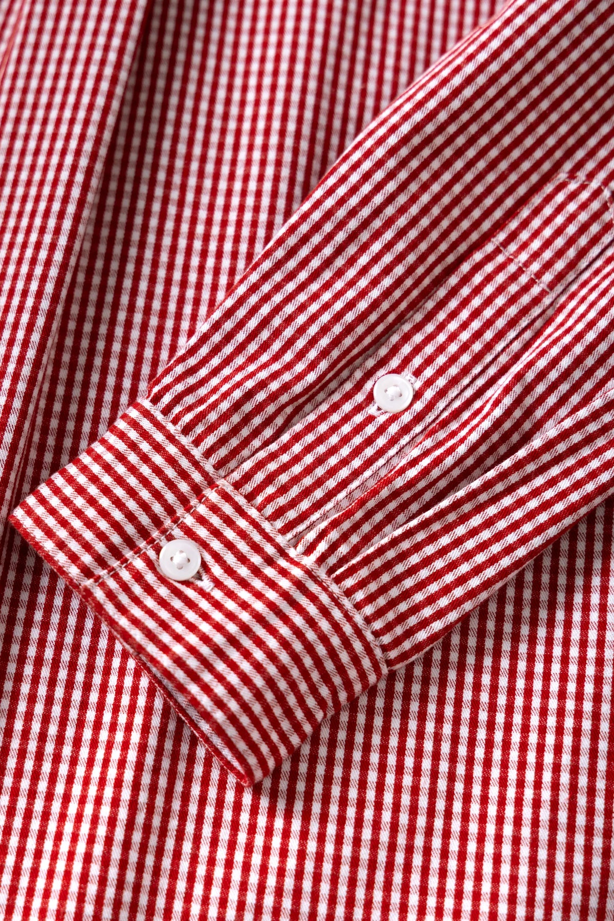 Service Works, Gingham Waiter Shirt, Red