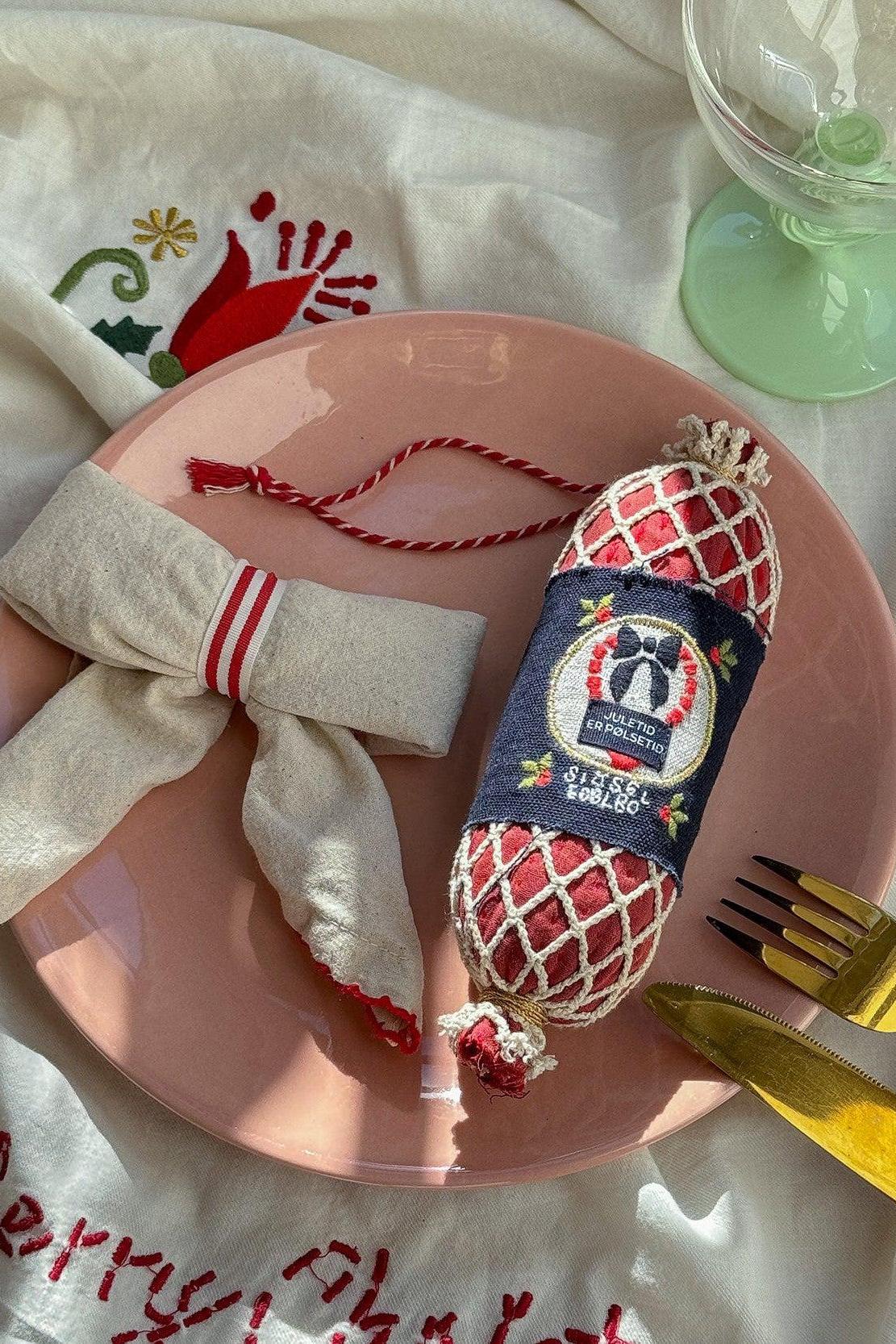 Sissel Edelbo Sausage Ornament Red