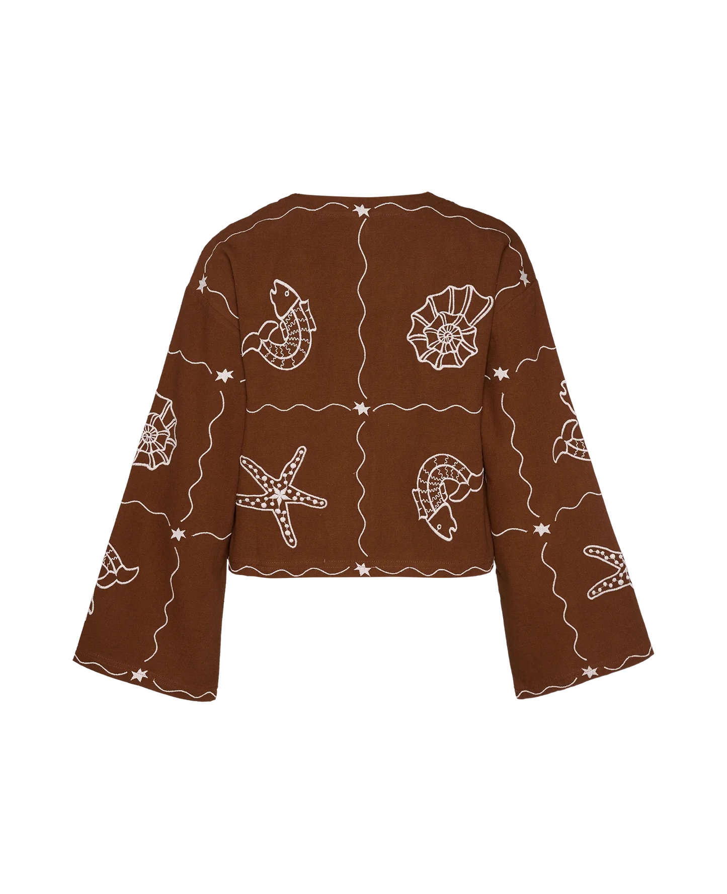 Sissel Edelbo, Seashell Top, Soft Brown