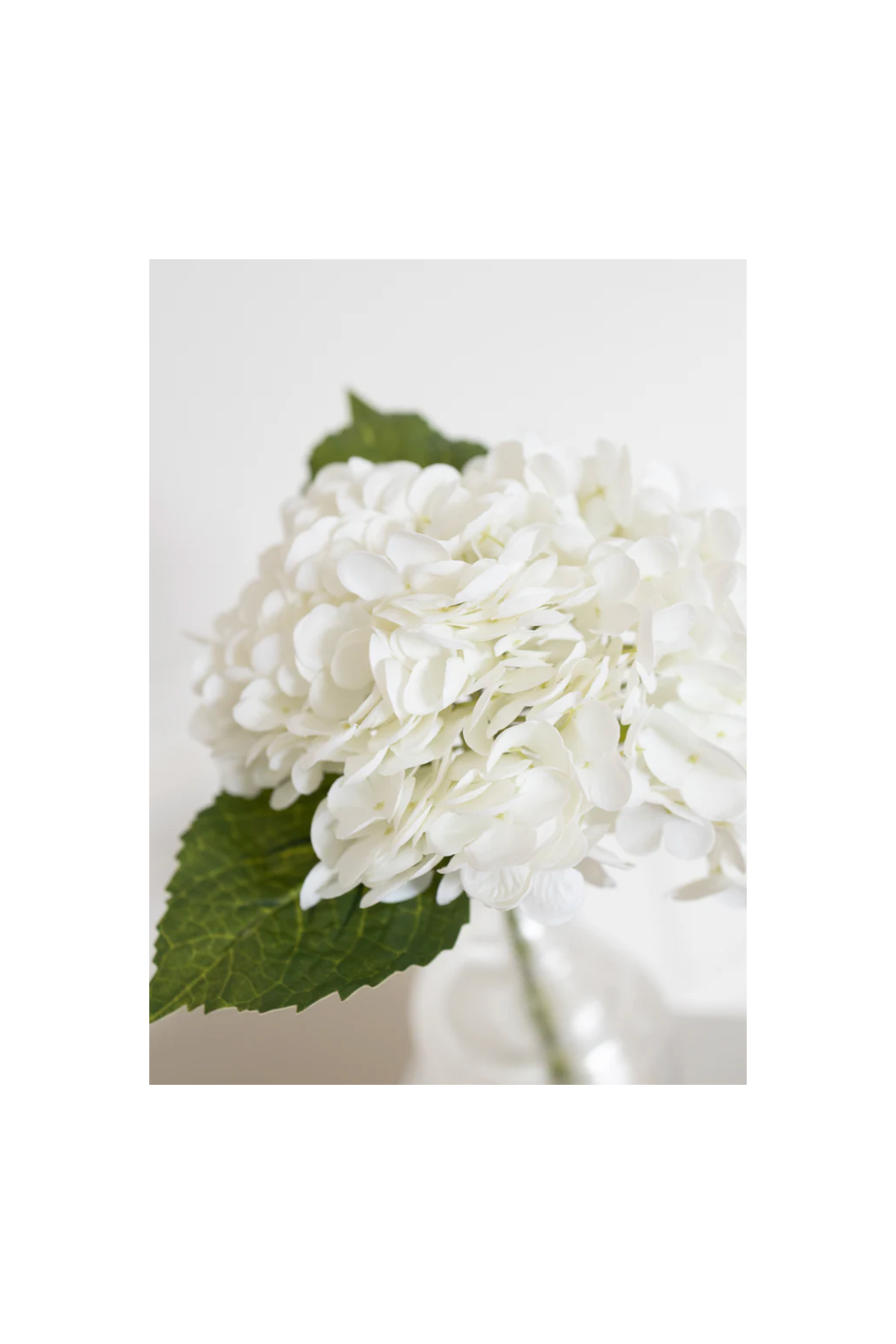 Bloom Objects, Kunstig Hortensia, Hvid