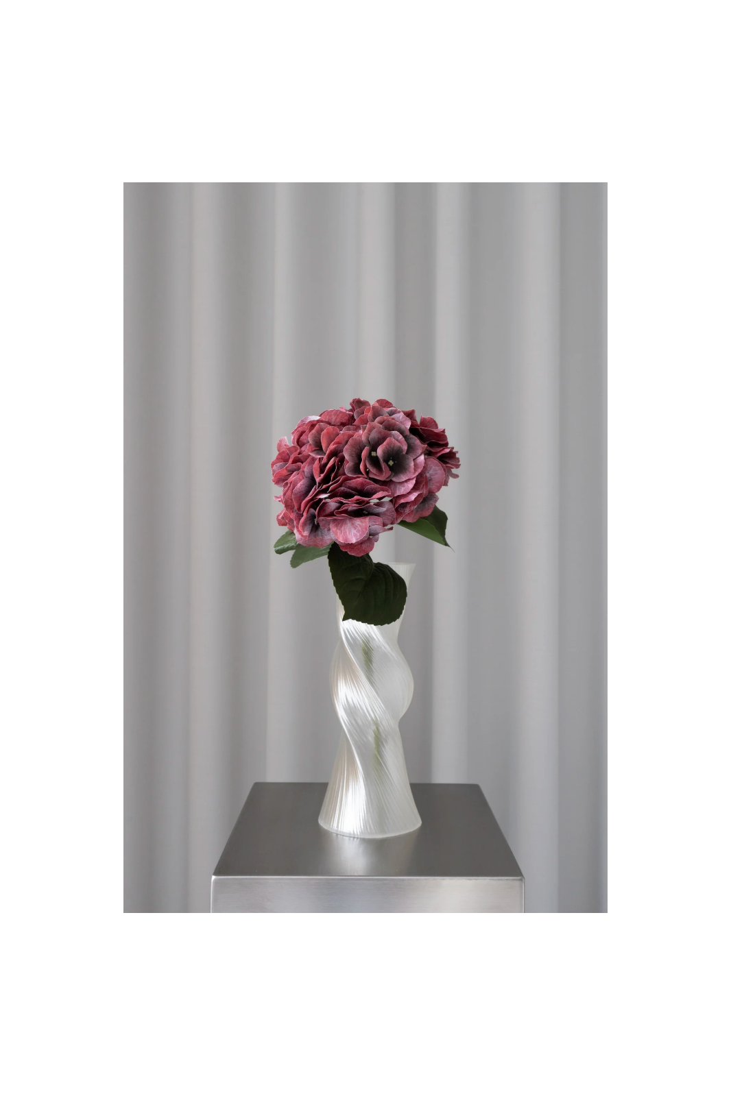 Bloom Object Kunstig Hortensia Rød