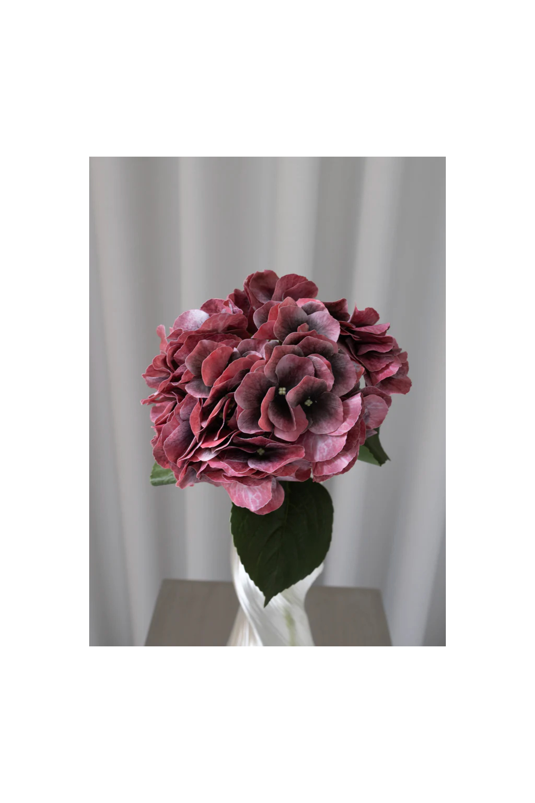 Bloom Object Kunstig Hortensia Rød