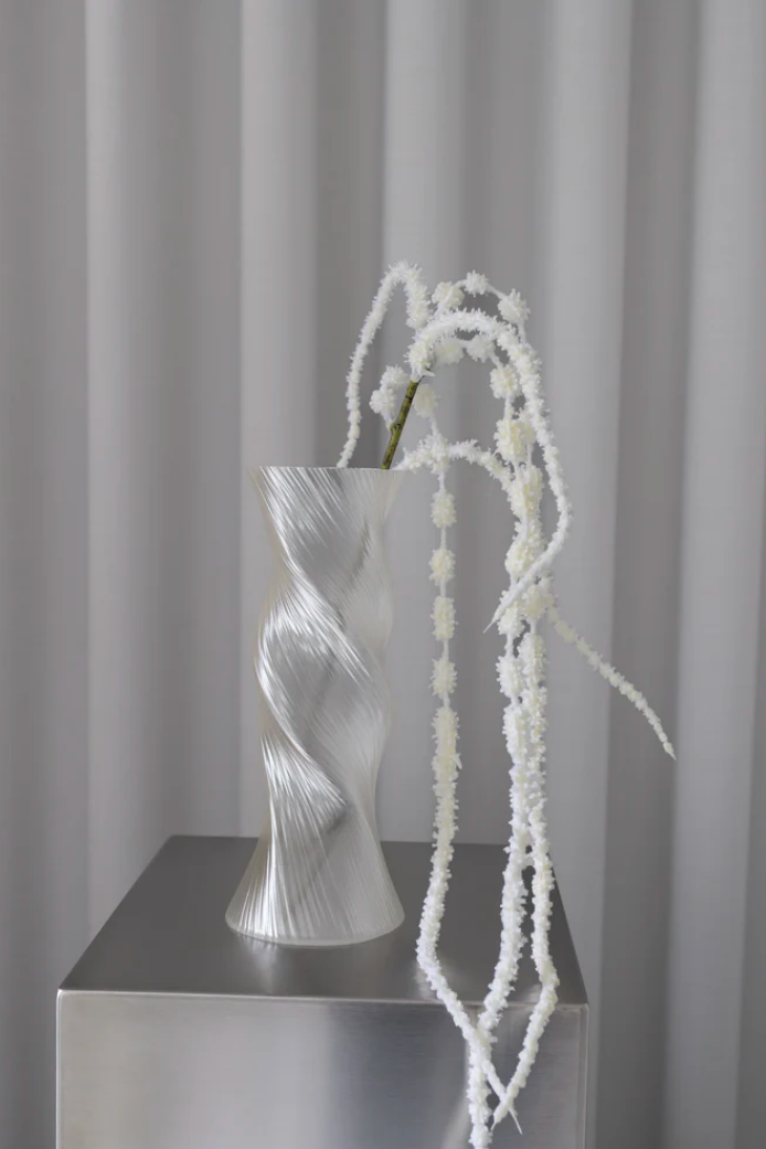 Bloom Object, Kunstig Rævehale, Hvid