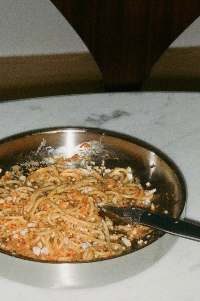 Service Projects, Stainless Steel Pasta Plate / Set of 2