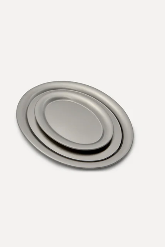 Service Projects, Stainless Steel Trays, 20x14 cm og 29x22 cm
