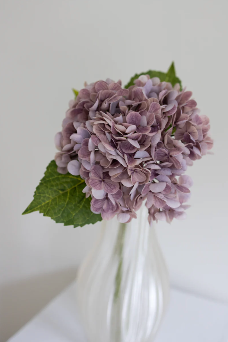 Bloom Objects, Kunstig Hortensia, Lyselilla