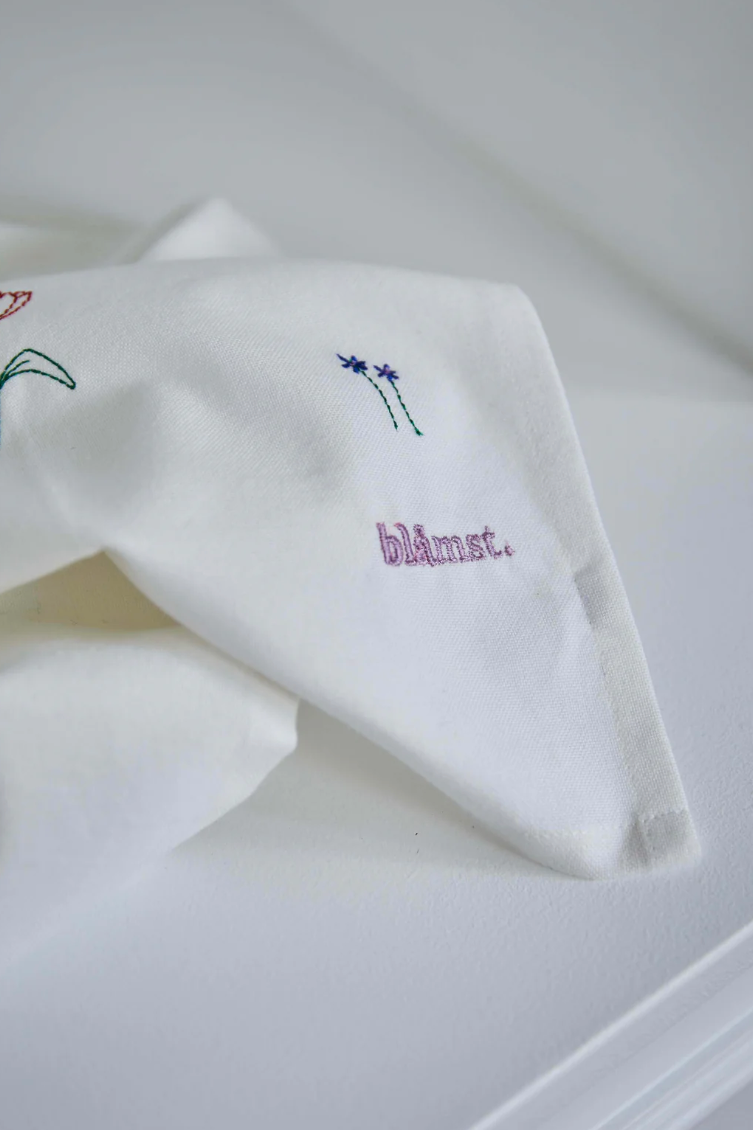 Blåmst, Flower viskestykke