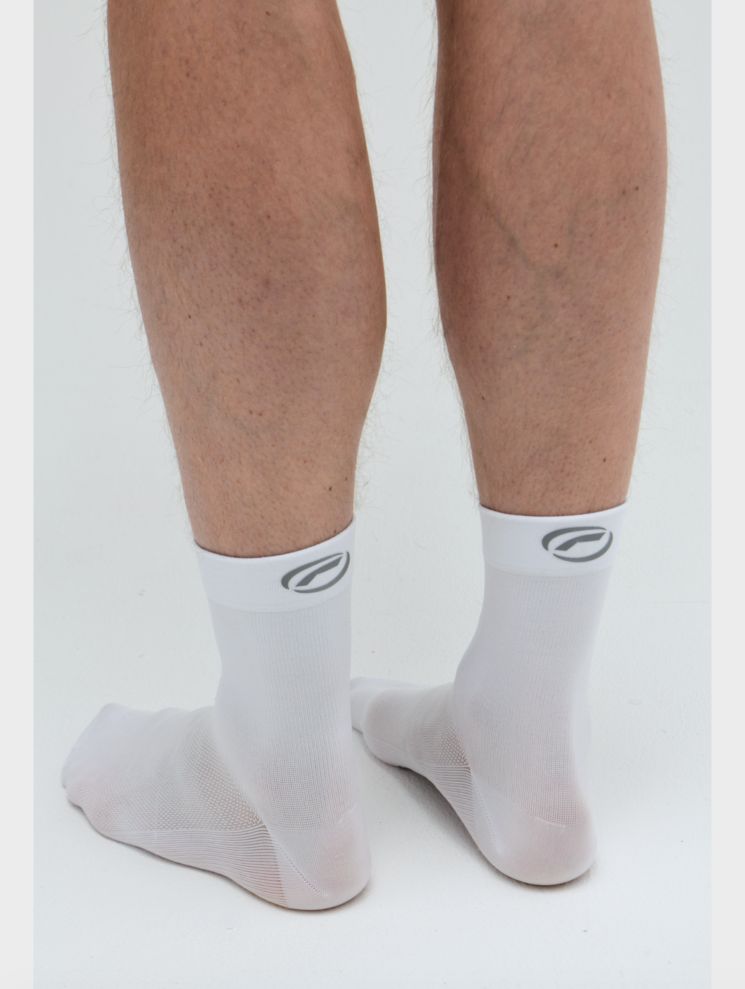 Optimistic Runners, High Socks, White