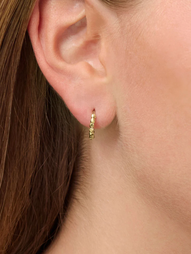 Jane Kønig, Bead Twist Ørering, Guld