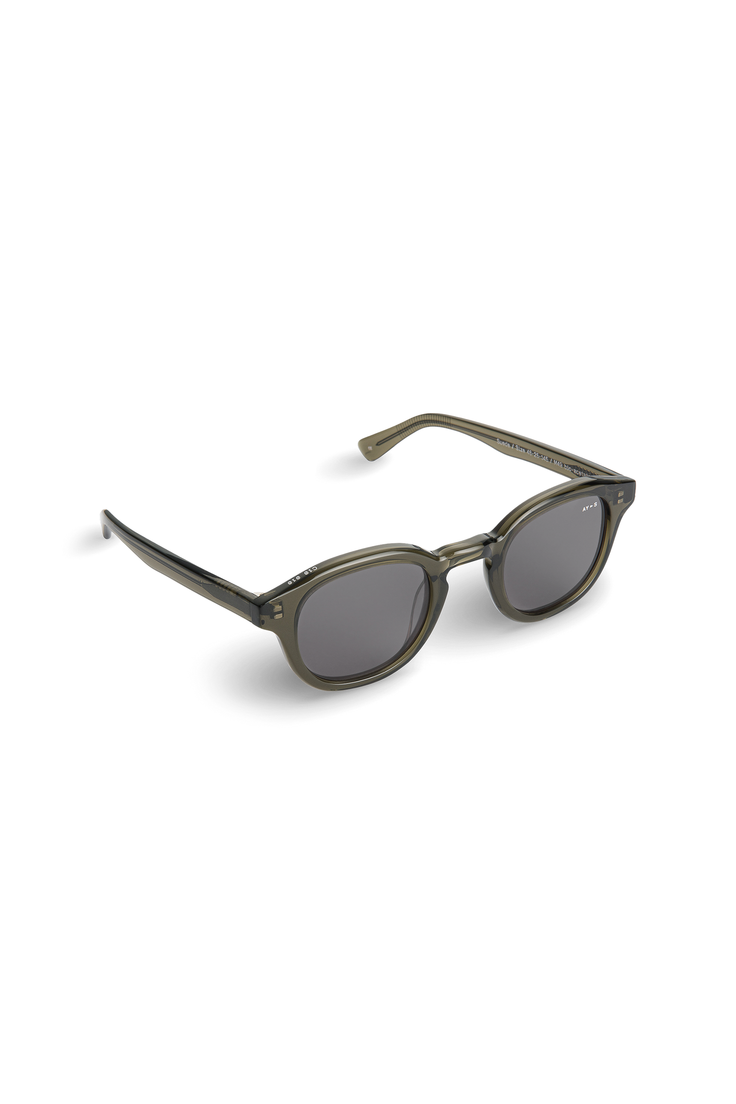 AY STUDIOS, SUEDE, Transparent Green