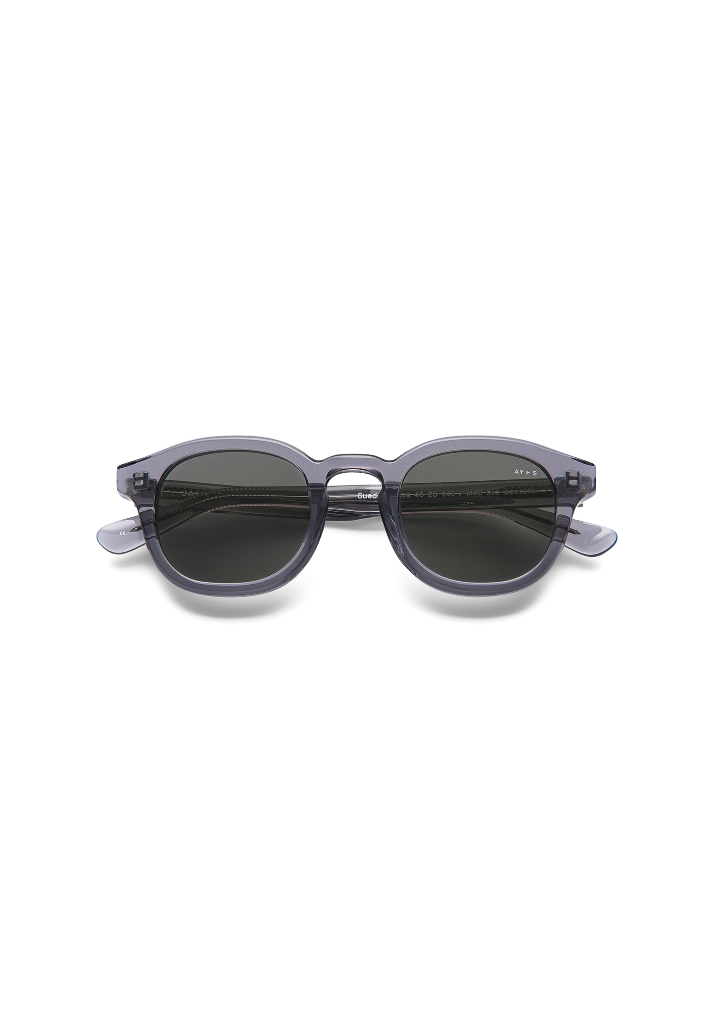 AY STUDIOS, SUEDE, Transparent Grey