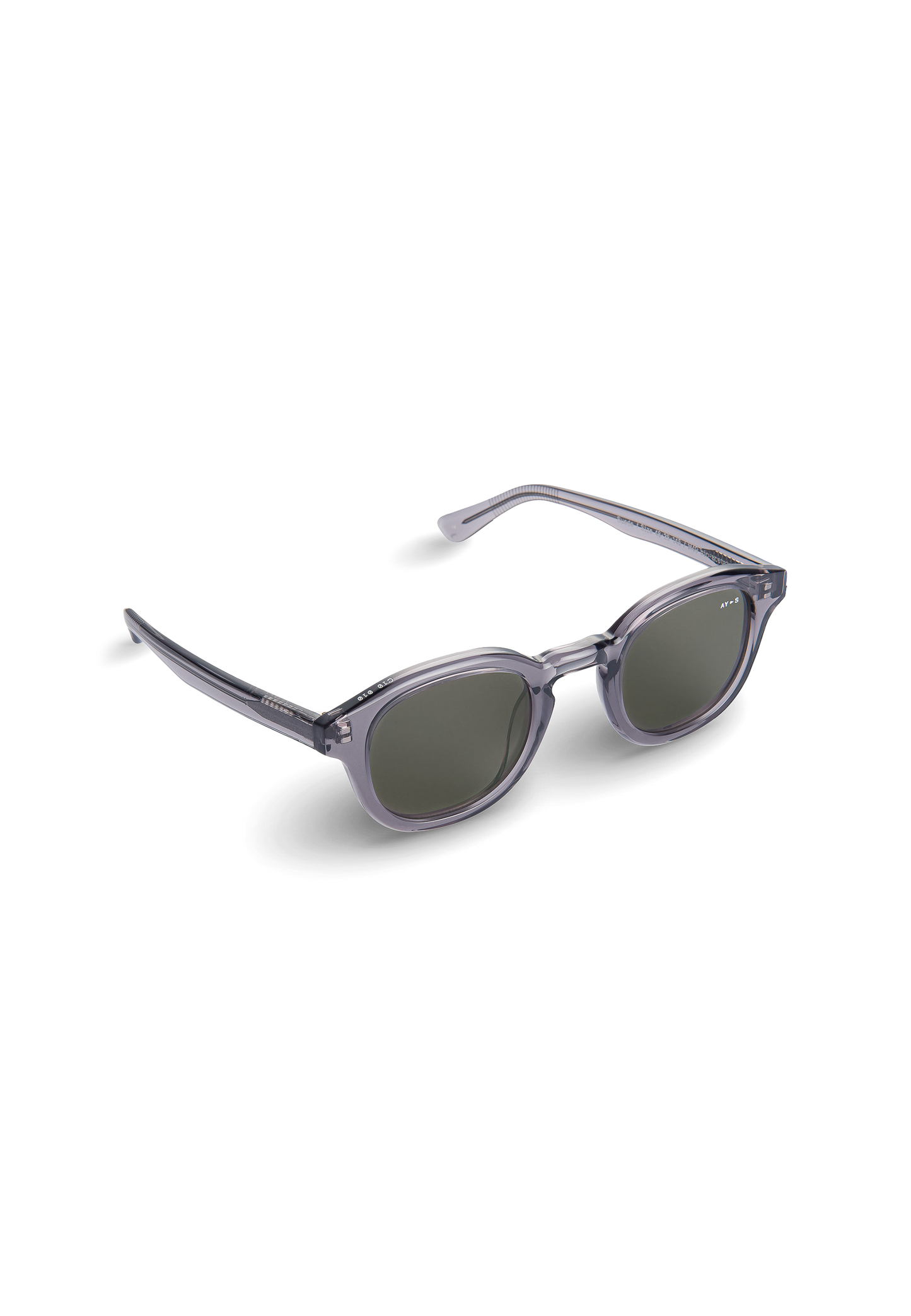 AY STUDIOS, SUEDE, Transparent Grey