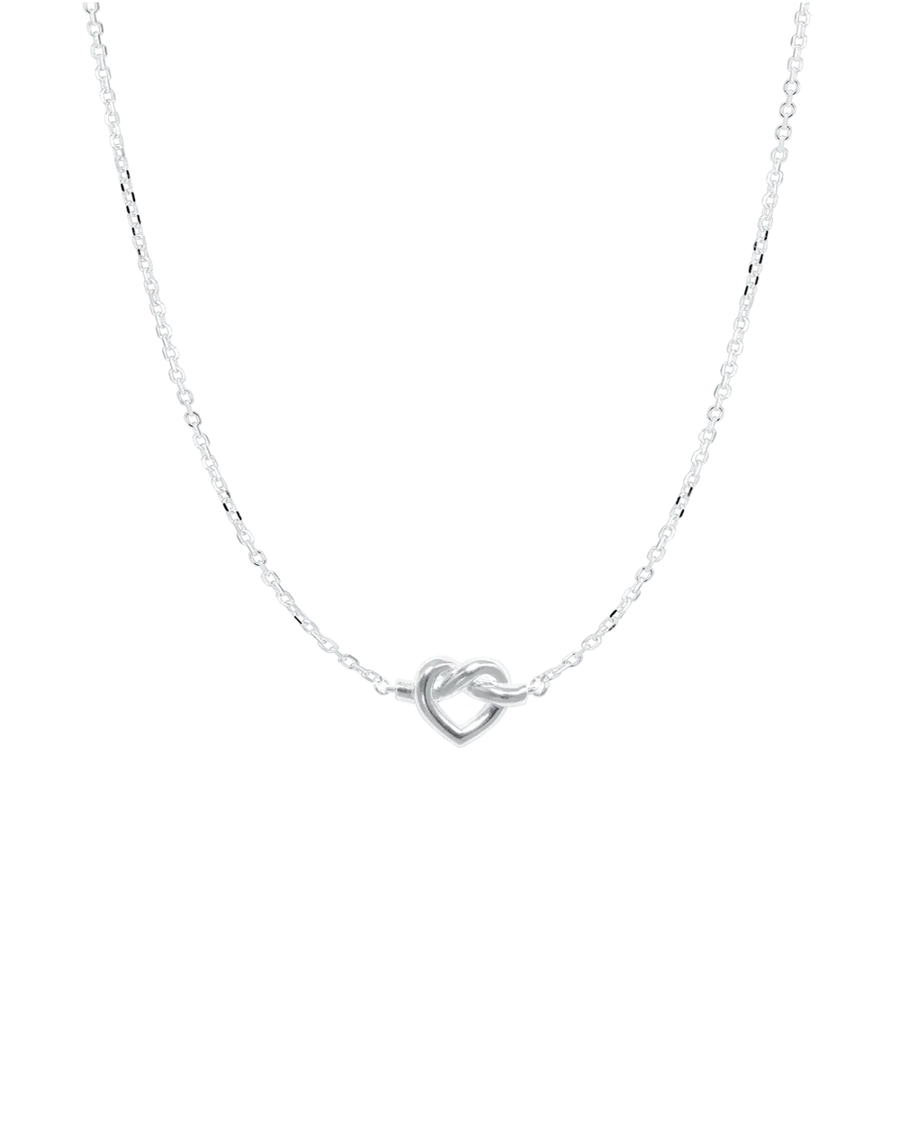 Jane Kønig, Tied Heart Necklace, Sølv
