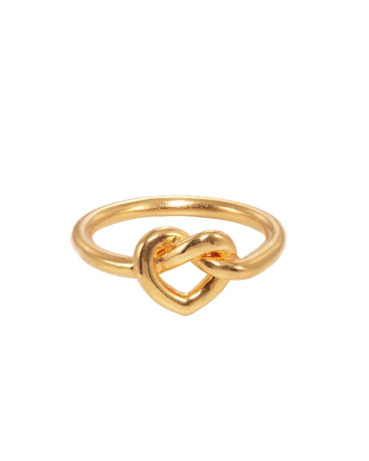 Jane Kønig, Tied Heart Ring, Guld