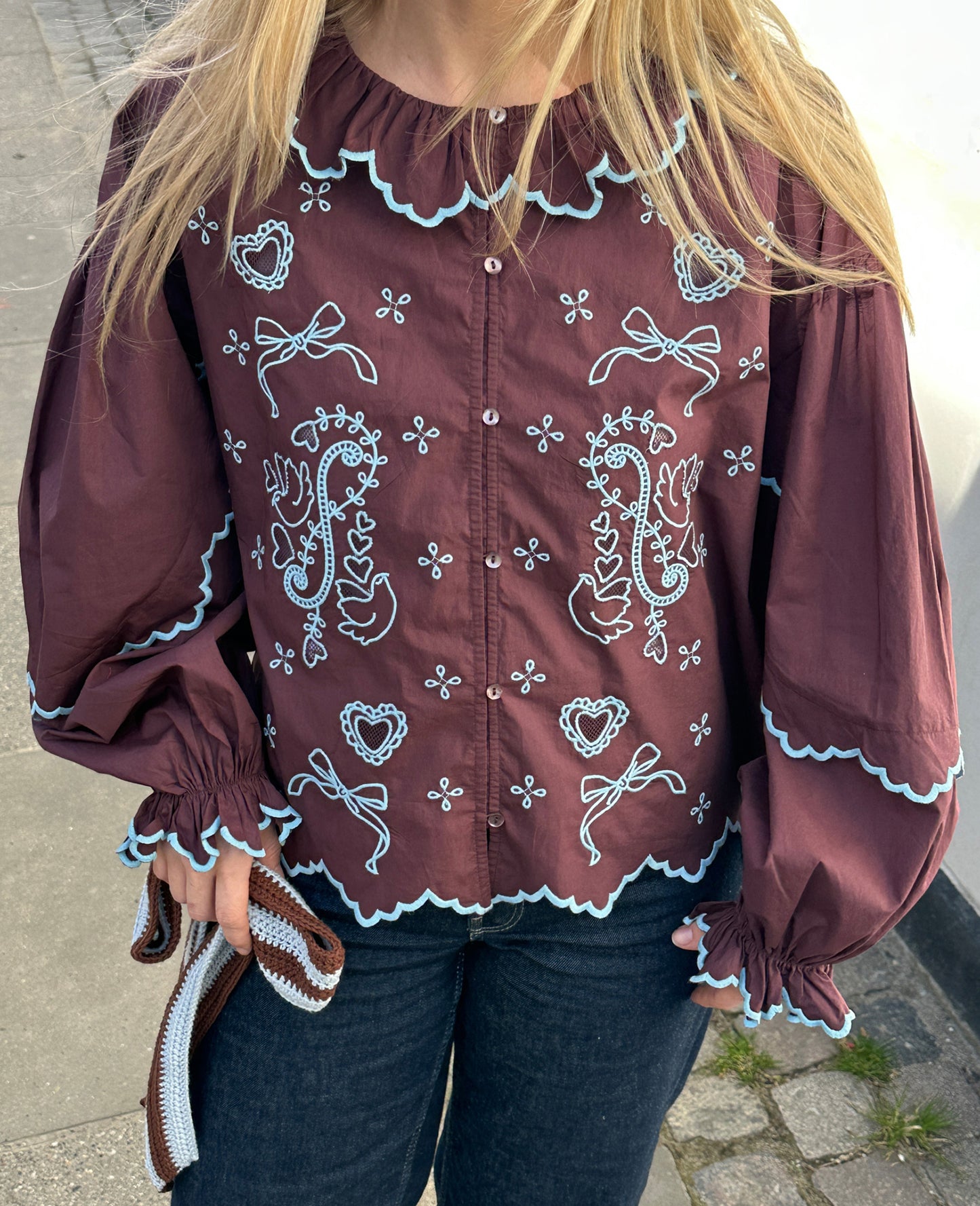 Sissel Edelbo, Tone Shirt, Wine