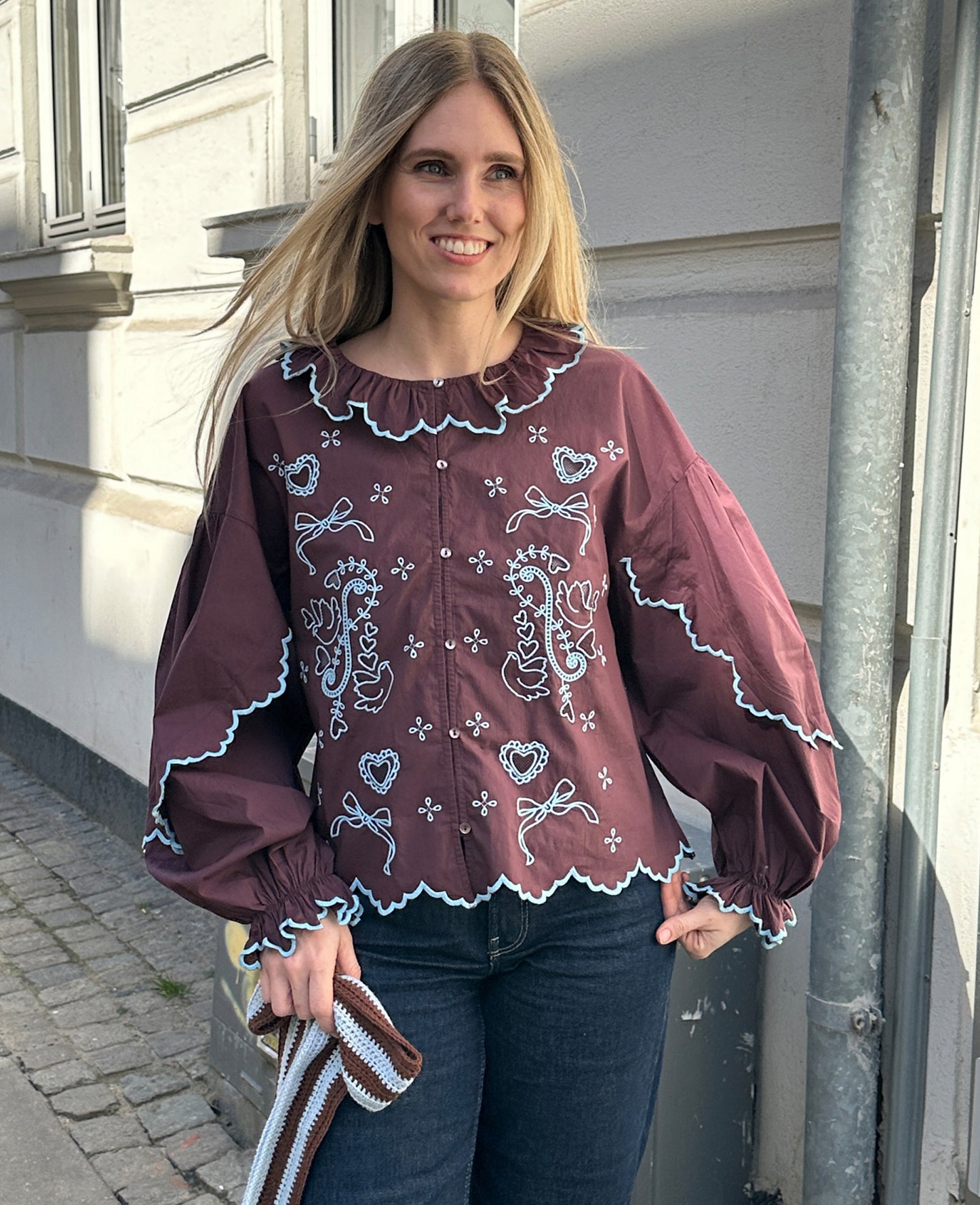 Sissel Edelbo, Tone Shirt, Wine
