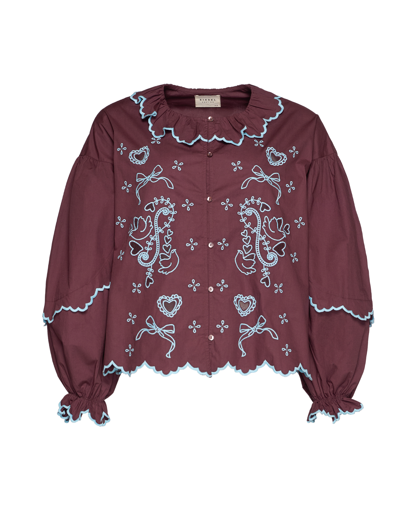 Sissel Edelbo, Tone Shirt, Wine